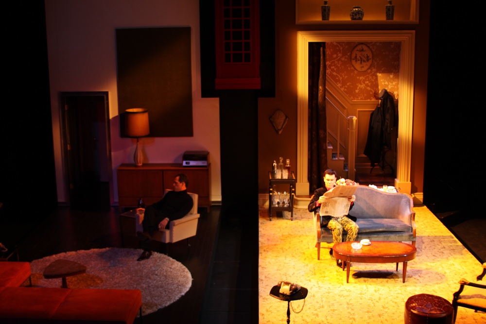 Two By Pinter lighting design by Jason Lyons, Atlantic Theater Company