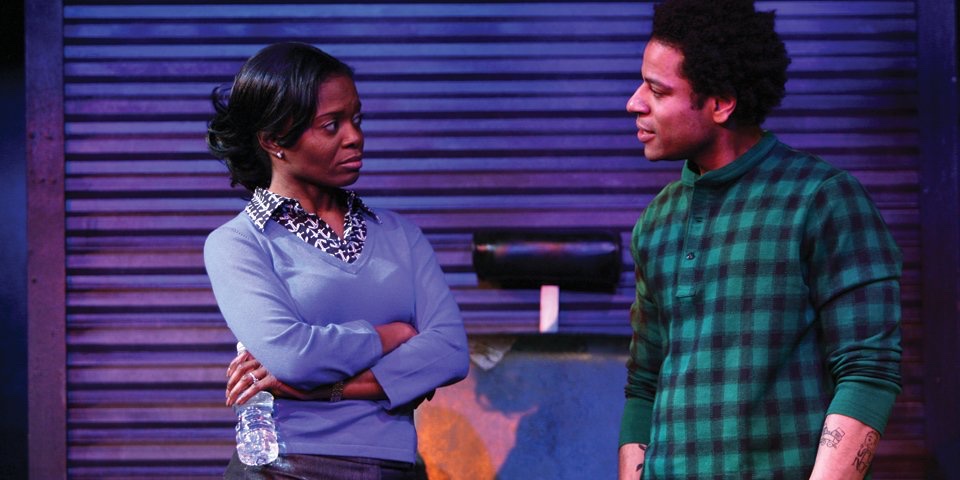 Inked Baby lighting design by Jason Lyons, Playwrights Horizons