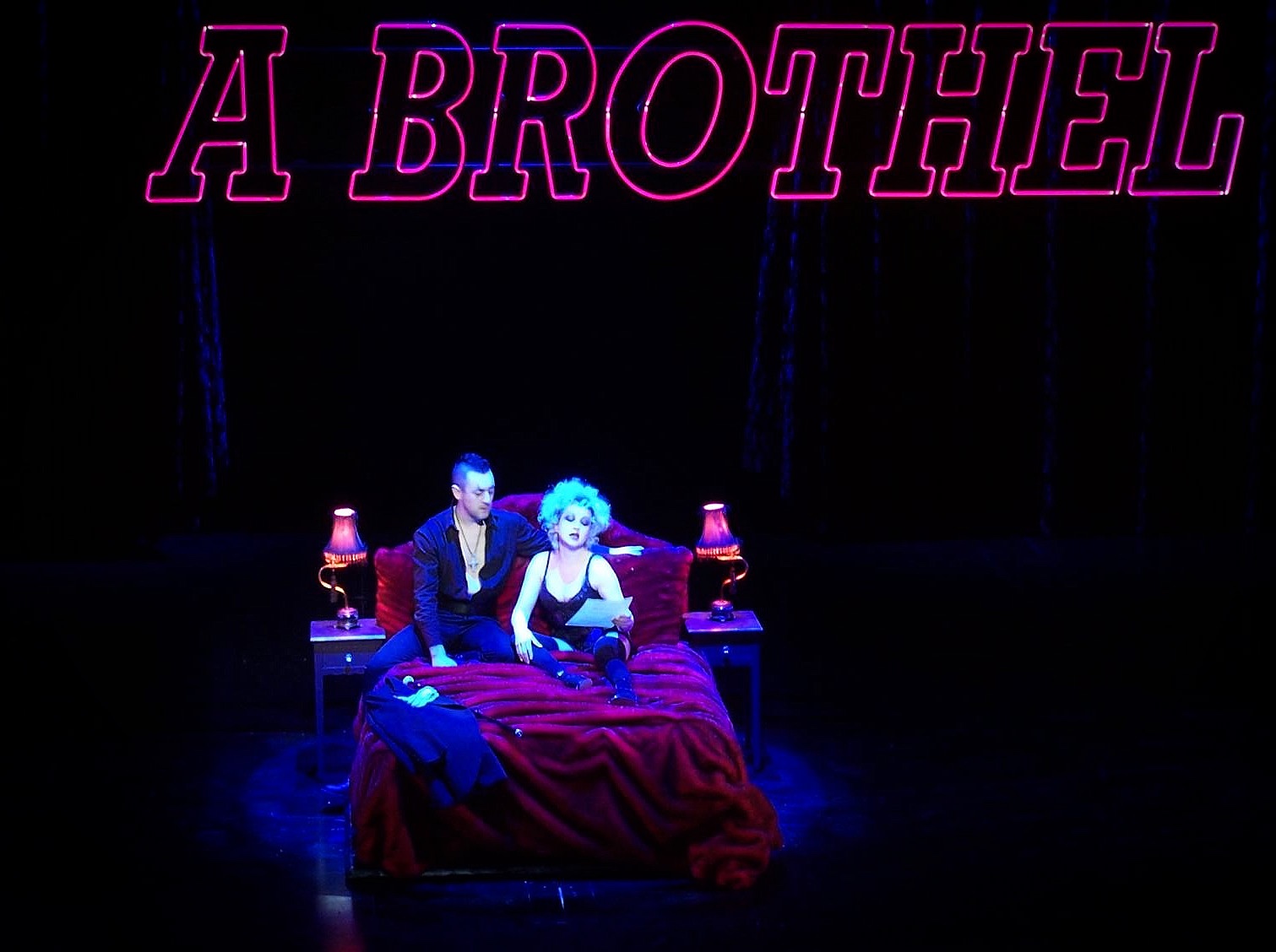 The Threepenny Opera lighting design by Jason Lyons, Studio 54 - Roundabout Theater Company