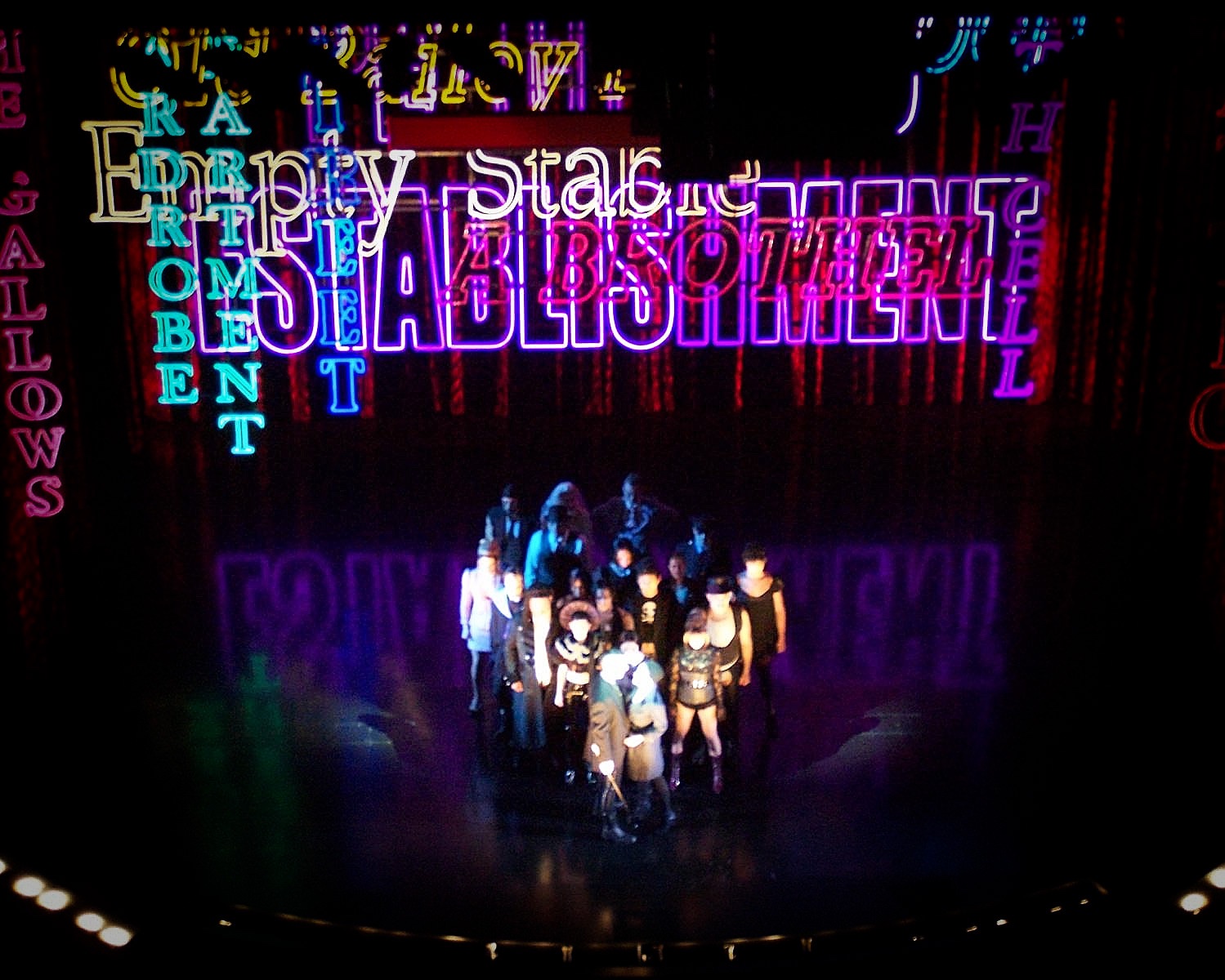 The Threepenny Opera lighting design by Jason Lyons, Studio 54 - Roundabout Theater Company