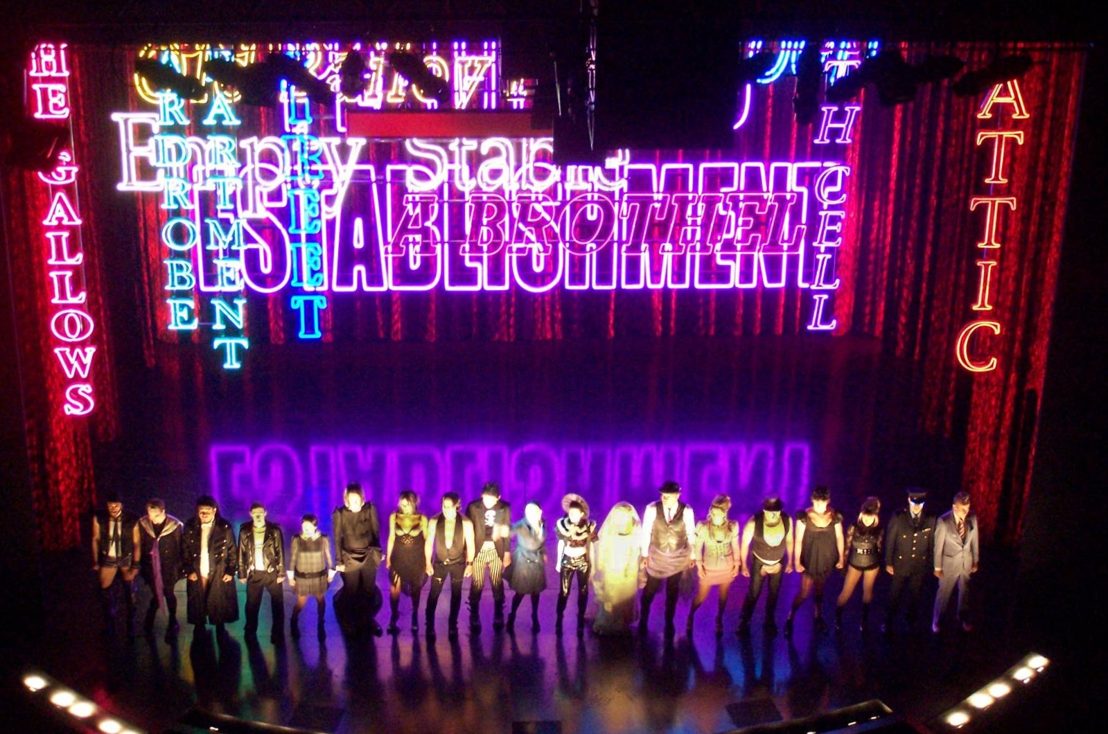 The Threepenny Opera lighting design by Jason Lyons, Studio 54 - Roundabout Theater Company
