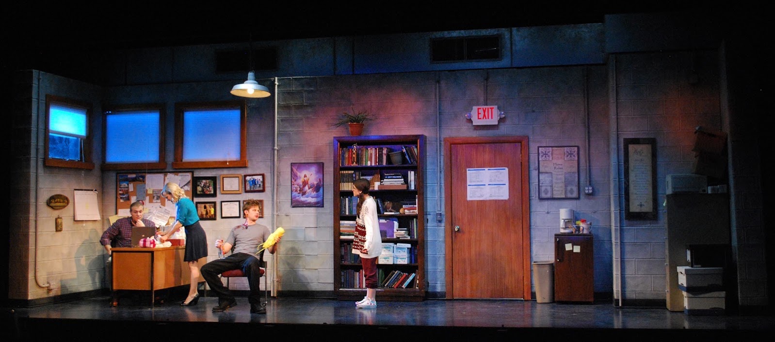 Hand To God lighting design by Jason Lyons, The Booth Theater