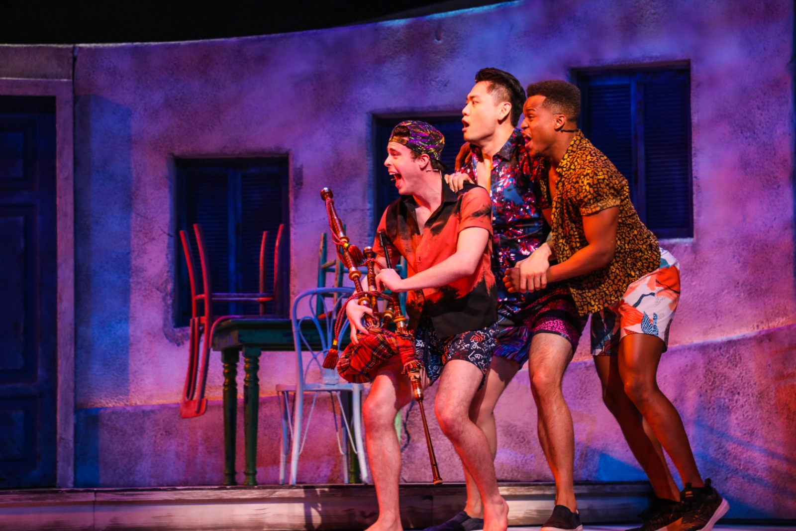 Mamma Mia lighting design by Jason Lyons, Theater Under the Stars