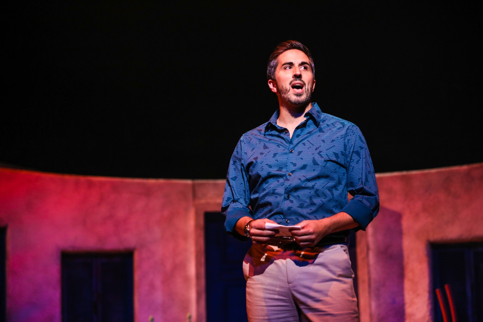 Mamma Mia lighting design by Jason Lyons, Theater Under the Stars