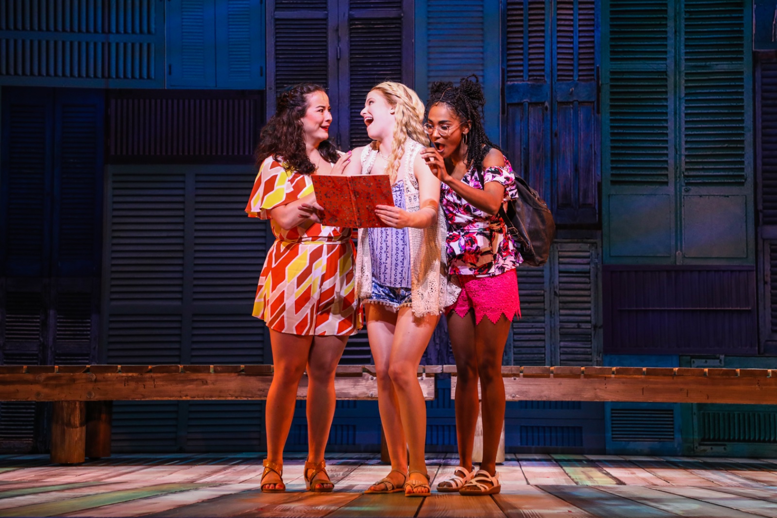 Mamma Mia lighting design by Jason Lyons, Theater Under the Stars