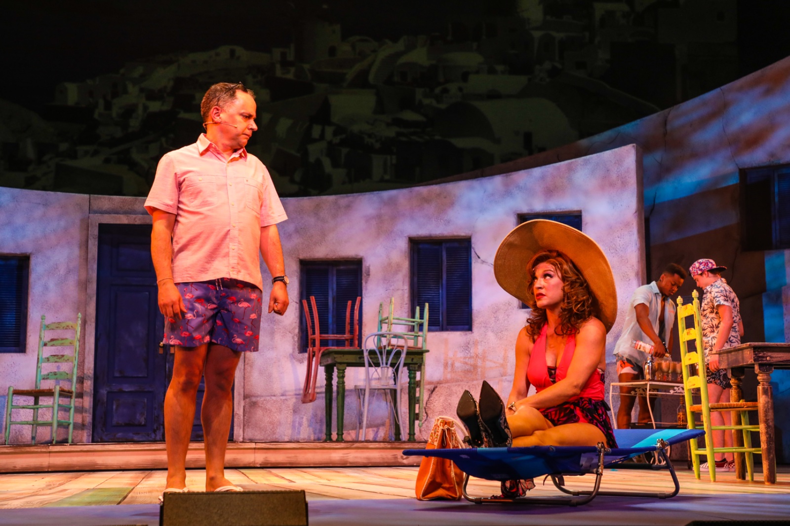Mamma Mia lighting design by Jason Lyons, Theater Under the Stars