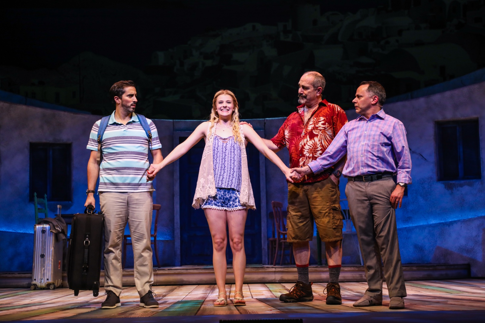Mamma Mia lighting design by Jason Lyons, Theater Under the Stars