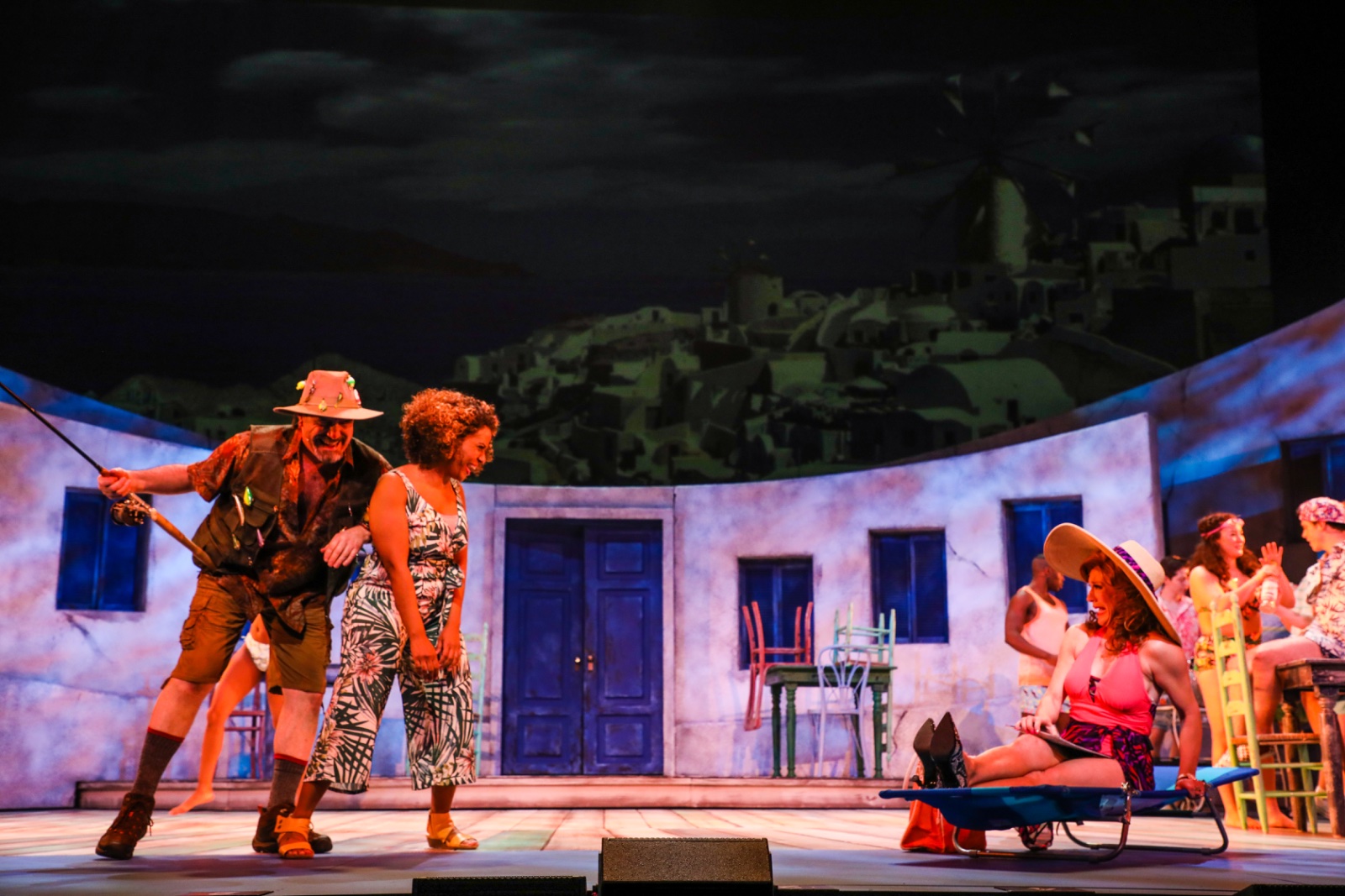 Mamma Mia lighting design by Jason Lyons, Theater Under the Stars
