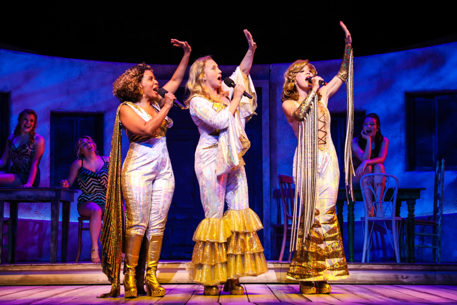 Mamma Mia lighting design by Jason Lyons, Theater Under the Stars