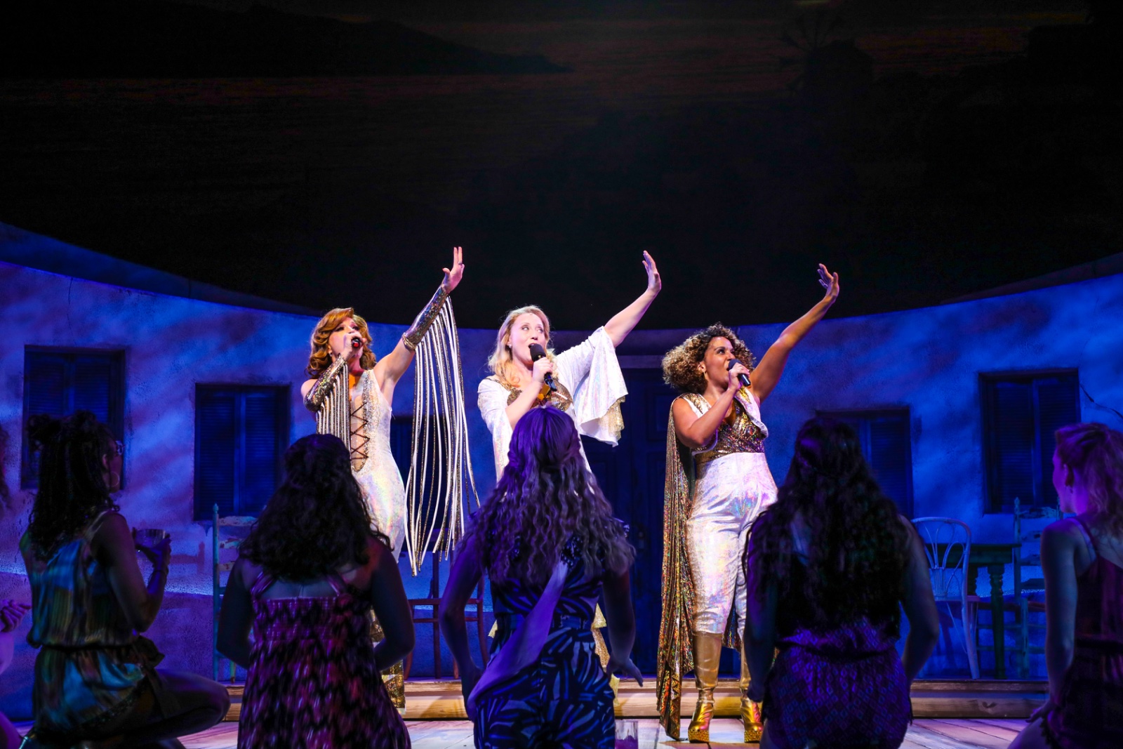 Mamma Mia lighting design by Jason Lyons, Theater Under the Stars