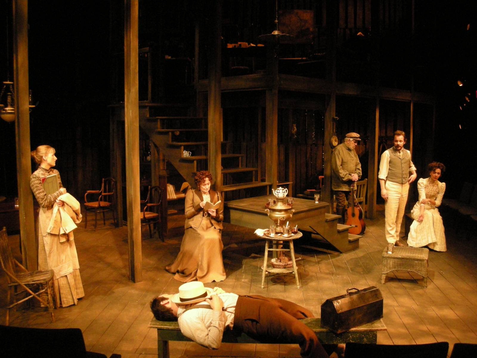 Uncle Vanya lighting design by Jason Lyons, Classic Stage Company