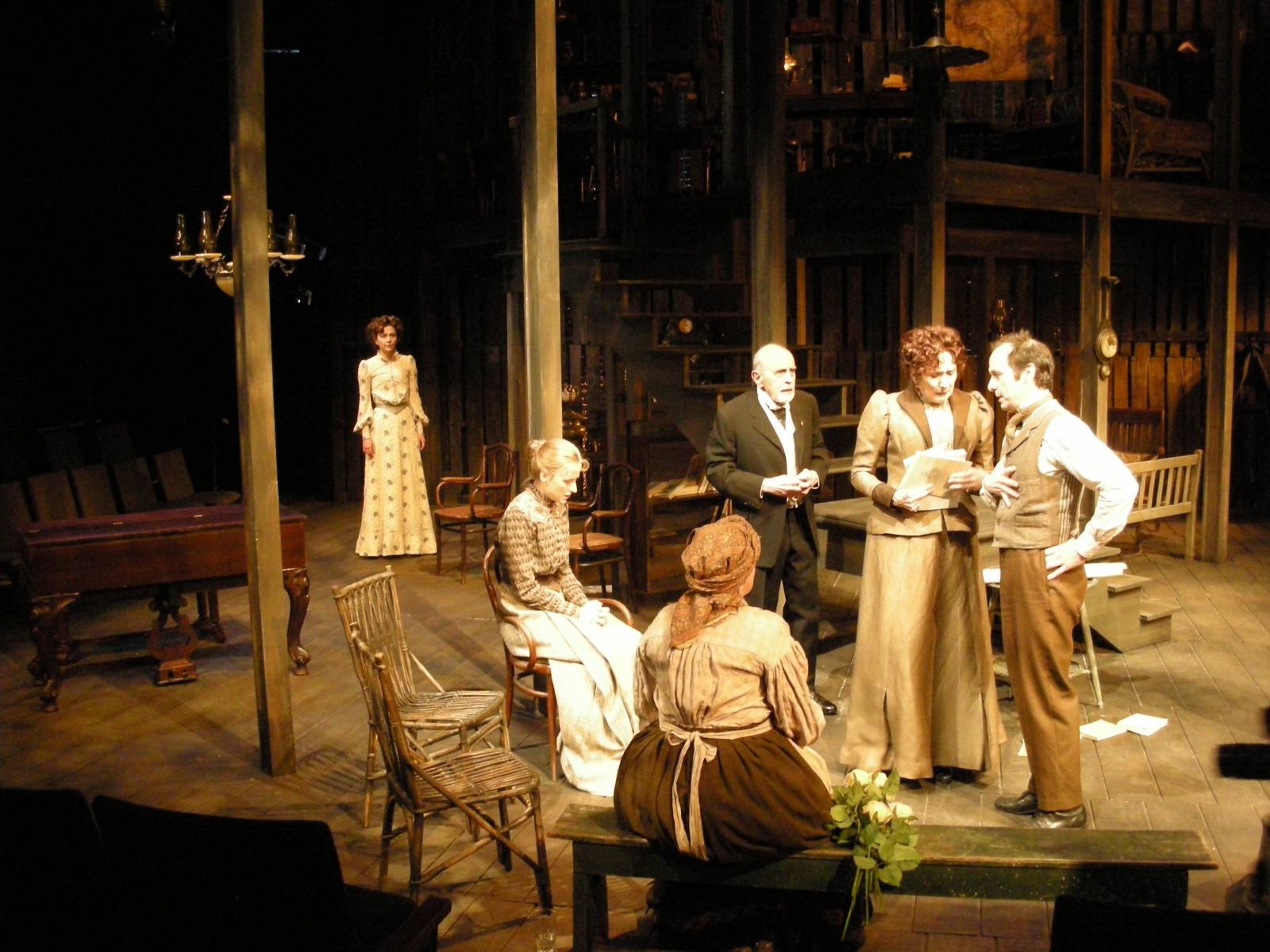Uncle Vanya lighting design by Jason Lyons, Classic Stage Company
