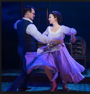 Himself & Nora lighting design by Jason Lyons, Minetta Lane Theater