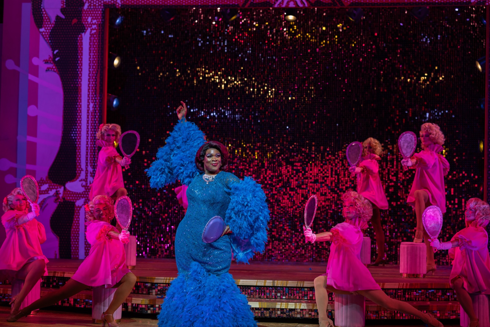 La Cage aux Folles lighting design by Jason Lyons, The Muny