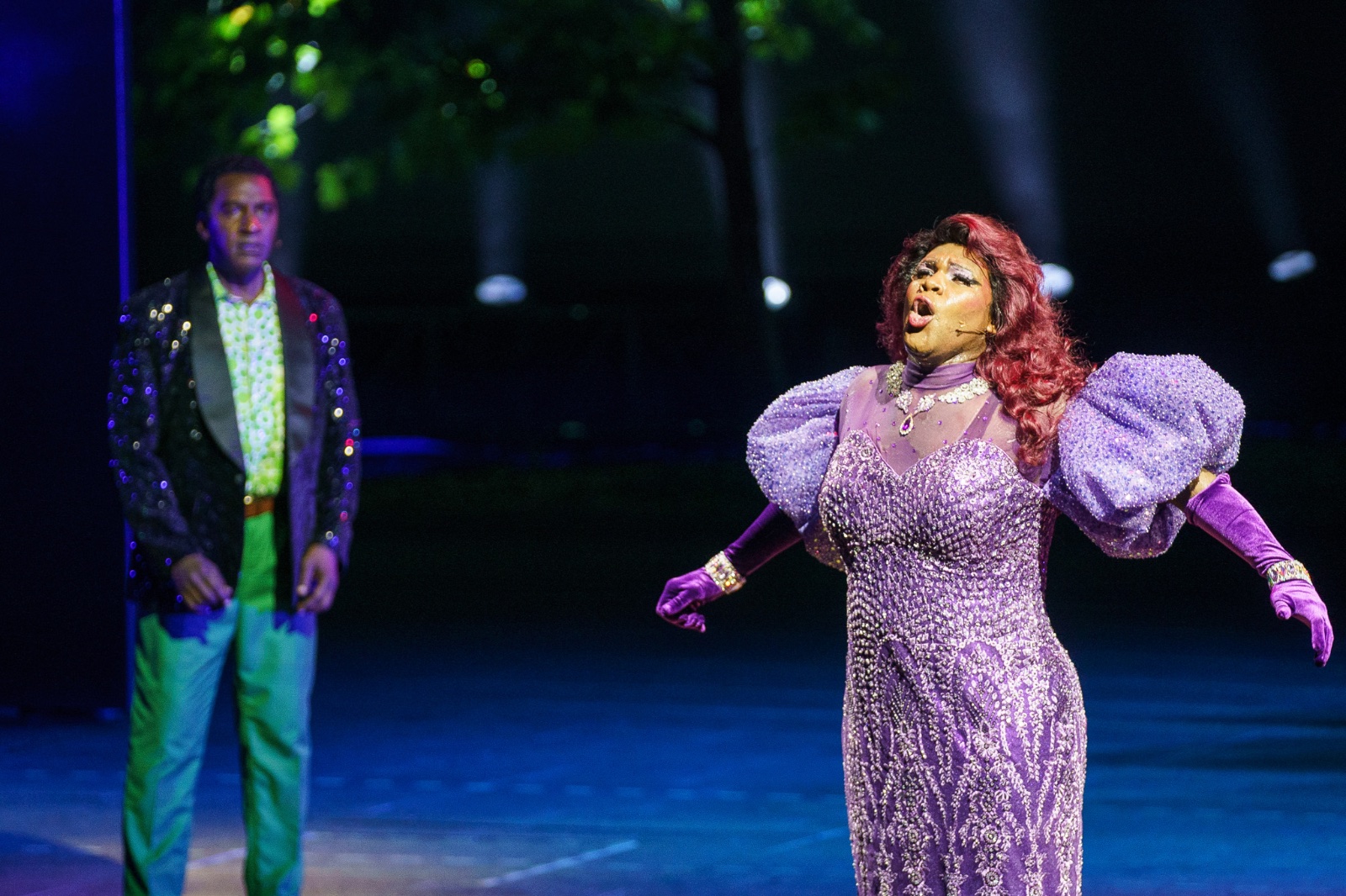 La Cage aux Folles lighting design by Jason Lyons, The Muny