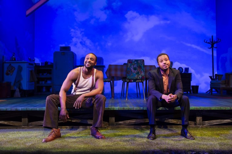 Too Heavy for My Pockets lighting design by Jason Lyons, George Street Playhouse