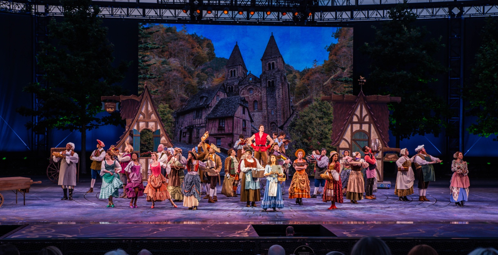 Beauty & the Beast lighting design by Jason Lyons, The Muny