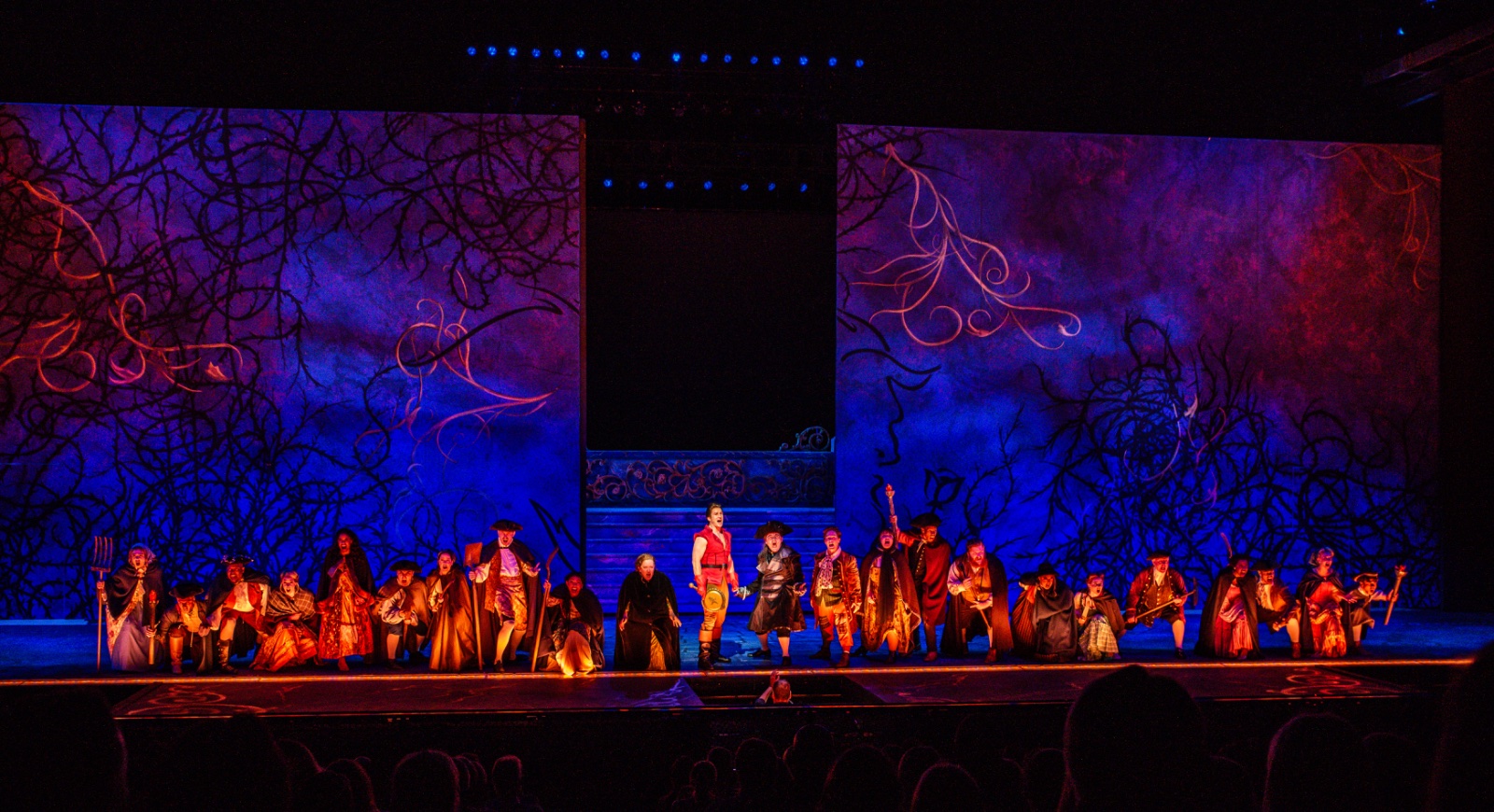 Beauty & the Beast lighting design by Jason Lyons, The Muny