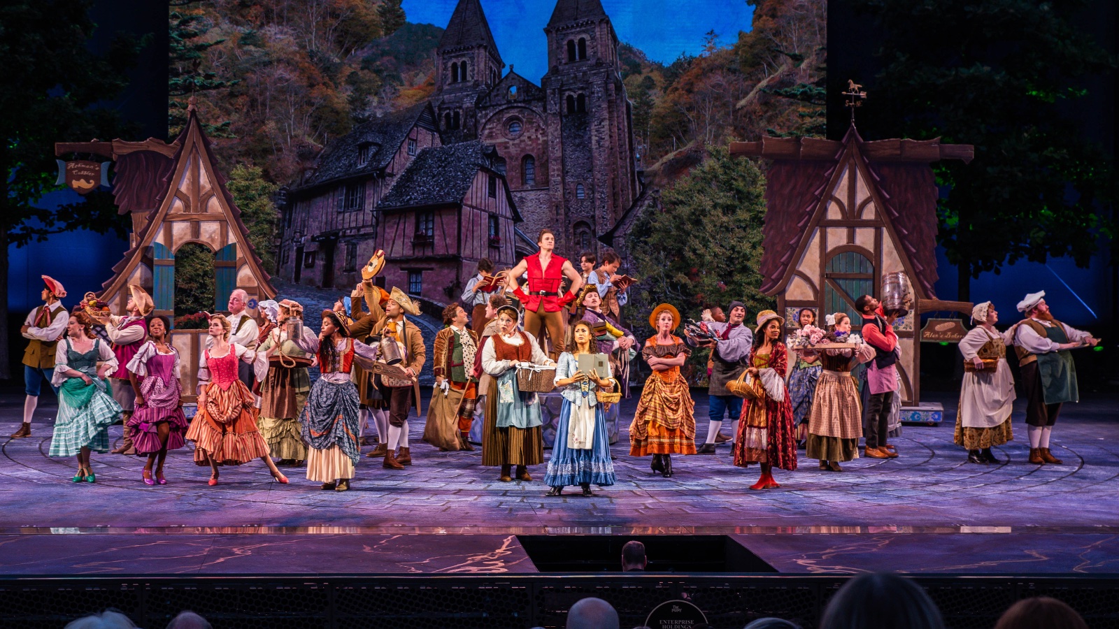 Beauty & the Beast lighting design by Jason Lyons, The Muny