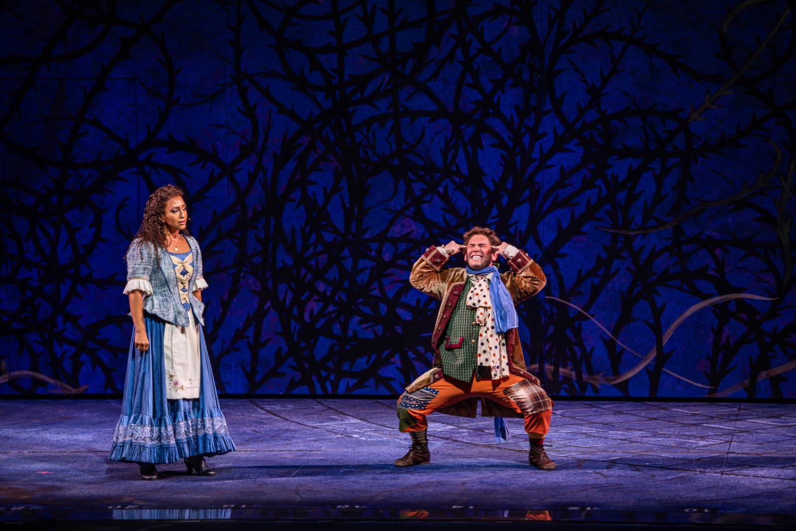 Beauty & the Beast lighting design by Jason Lyons, The Muny