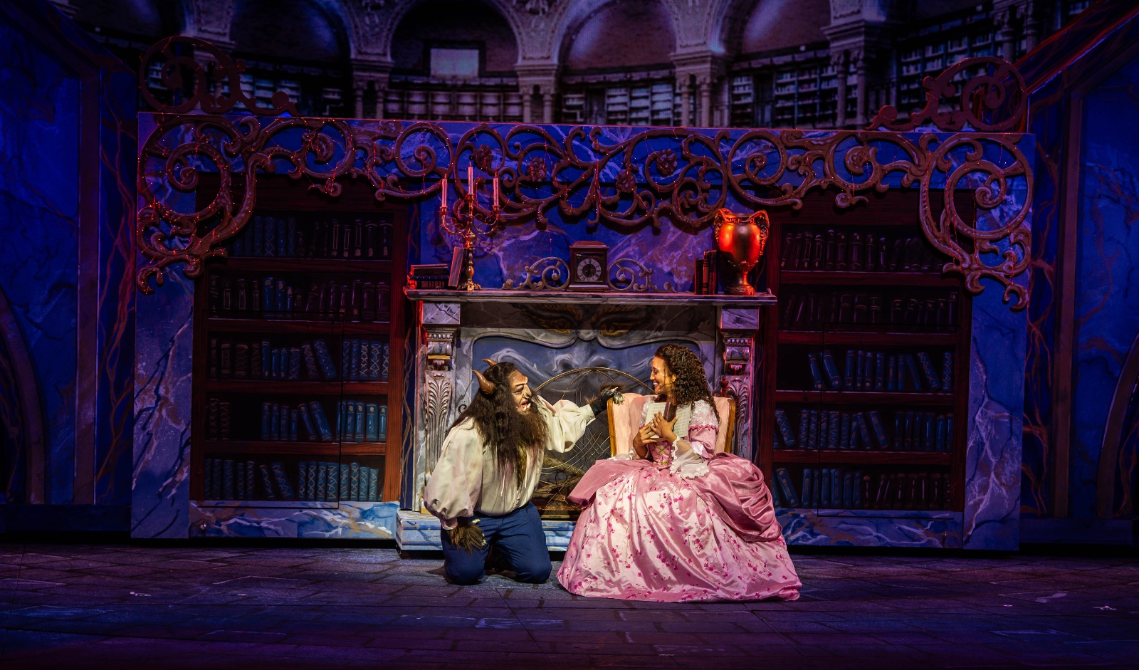 Beauty & the Beast lighting design by Jason Lyons, The Muny