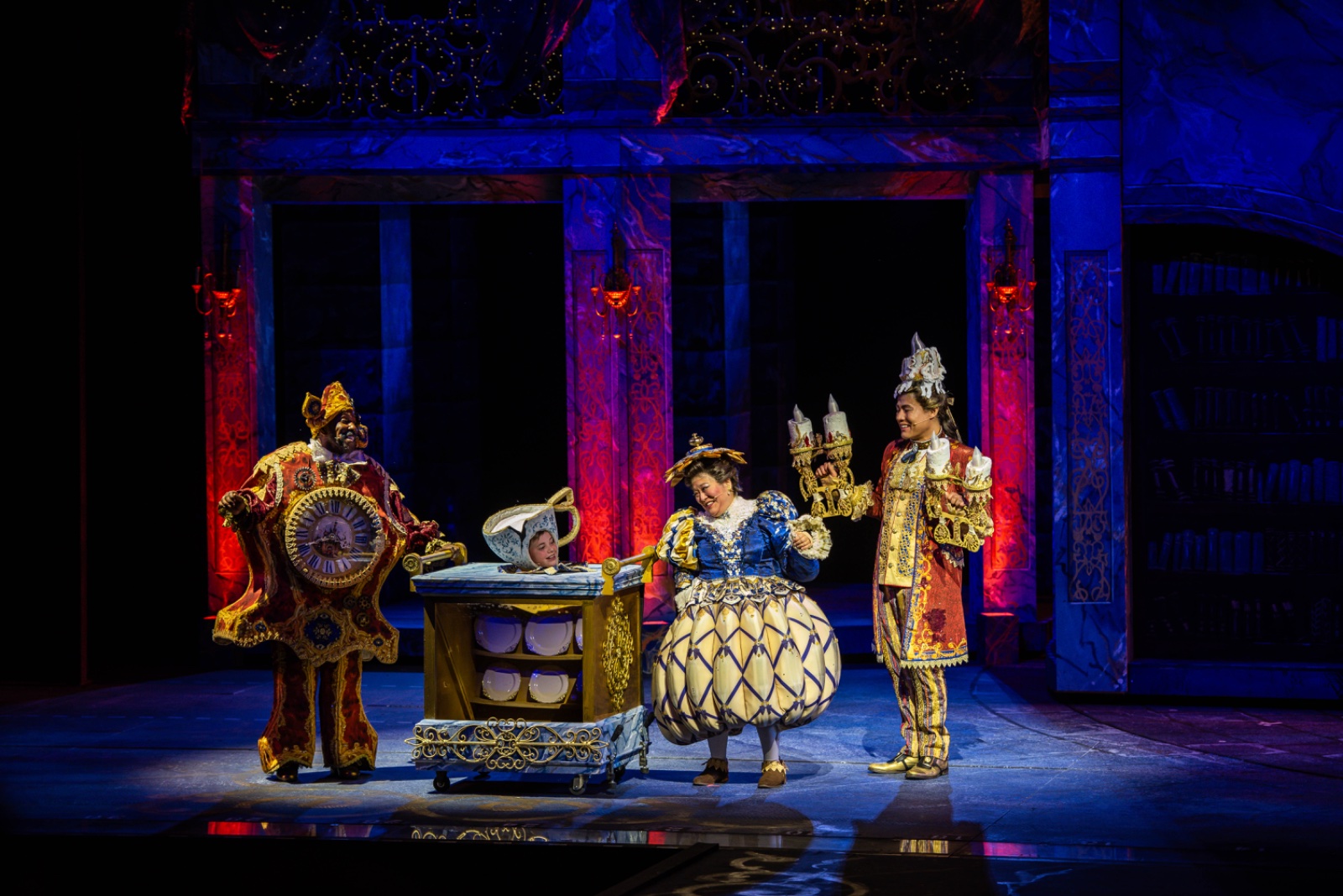 Beauty & the Beast lighting design by Jason Lyons, The Muny
