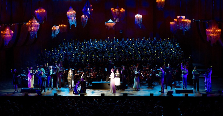 Secret Garden Concert lighting design by Jason Lyons, Geffen Music Hall