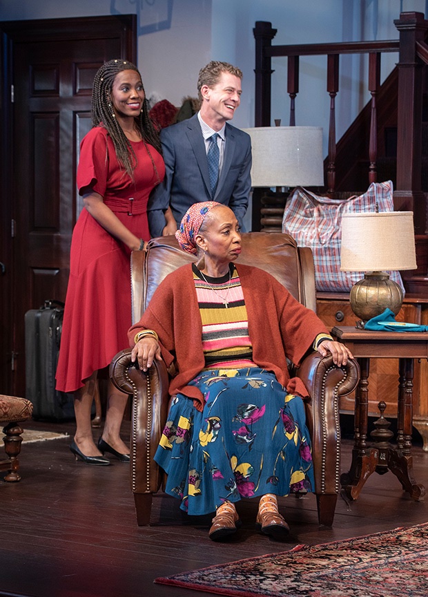 Familiar lighting design by Jason Lyons, The Old Globe