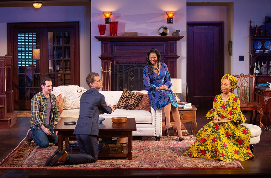 Familiar lighting design by Jason Lyons, The Old Globe
