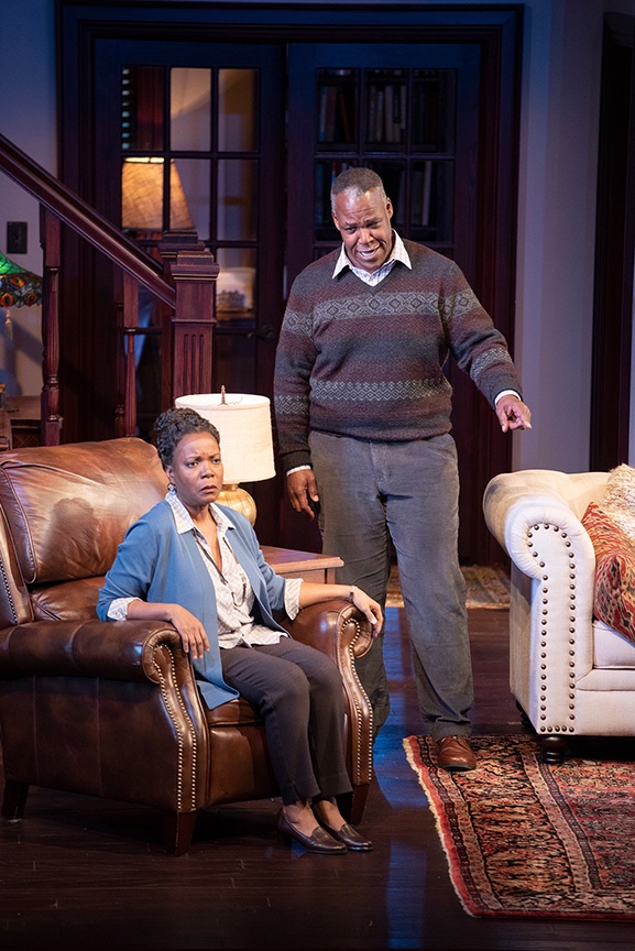 Familiar lighting design by Jason Lyons, The Old Globe