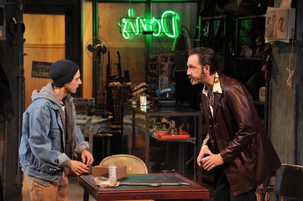 American Buffalo lighting design by Jason Lyons, KC Rep