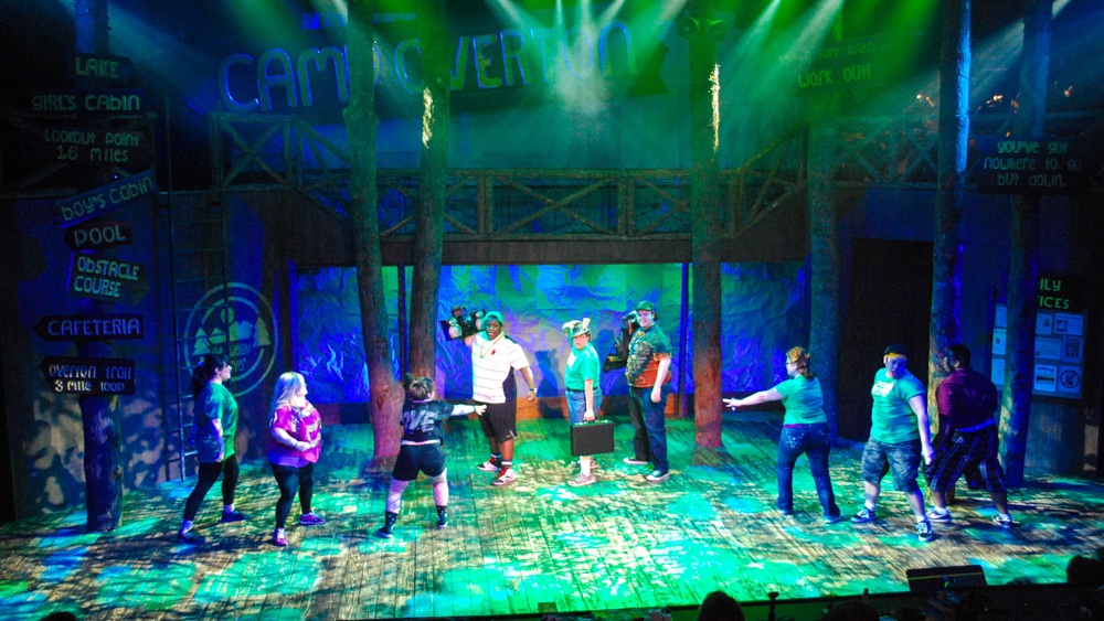Fat Camp   lighting design by Jason Lyons, Off Broadway