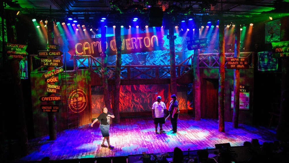 Fat Camp   lighting design by Jason Lyons, Off Broadway