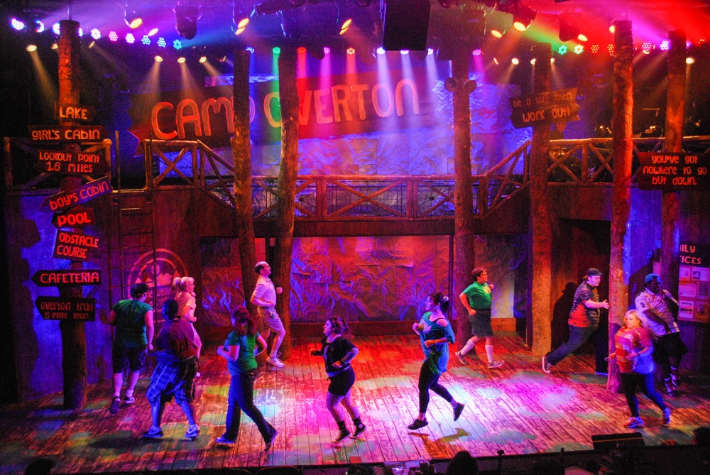 Fat Camp   lighting design by Jason Lyons, Off Broadway