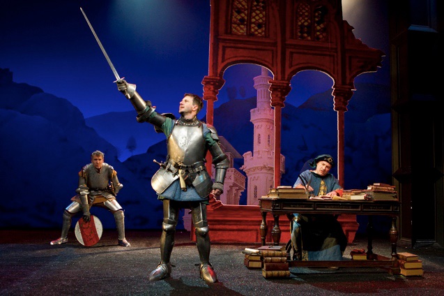 Medeval Play lighting design by Jason Lyons, Atlantic Theater Company