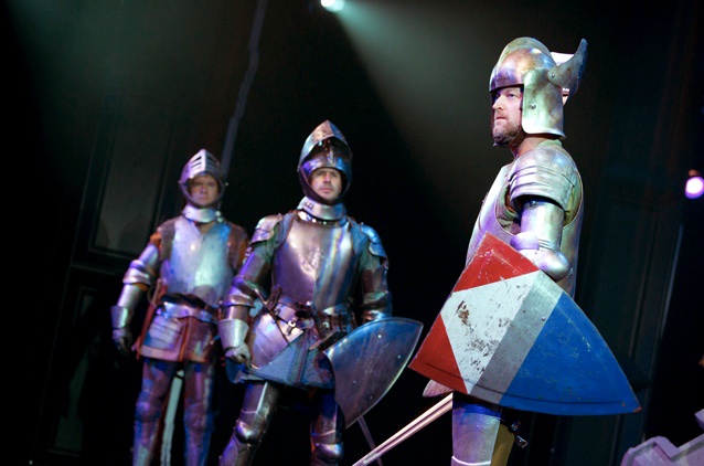 Medeval Play lighting design by Jason Lyons, Atlantic Theater Company