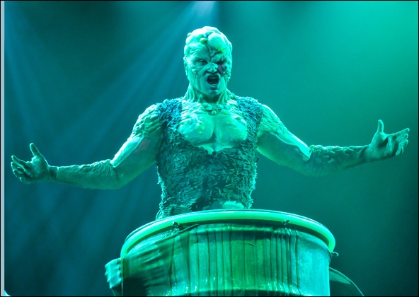 Toxic Avenger   lighting design by Jason Lyons, The Alley Theater