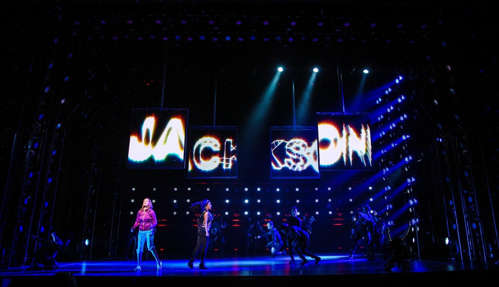 Bring It On lighting design by Jason Lyons, St. James Theater