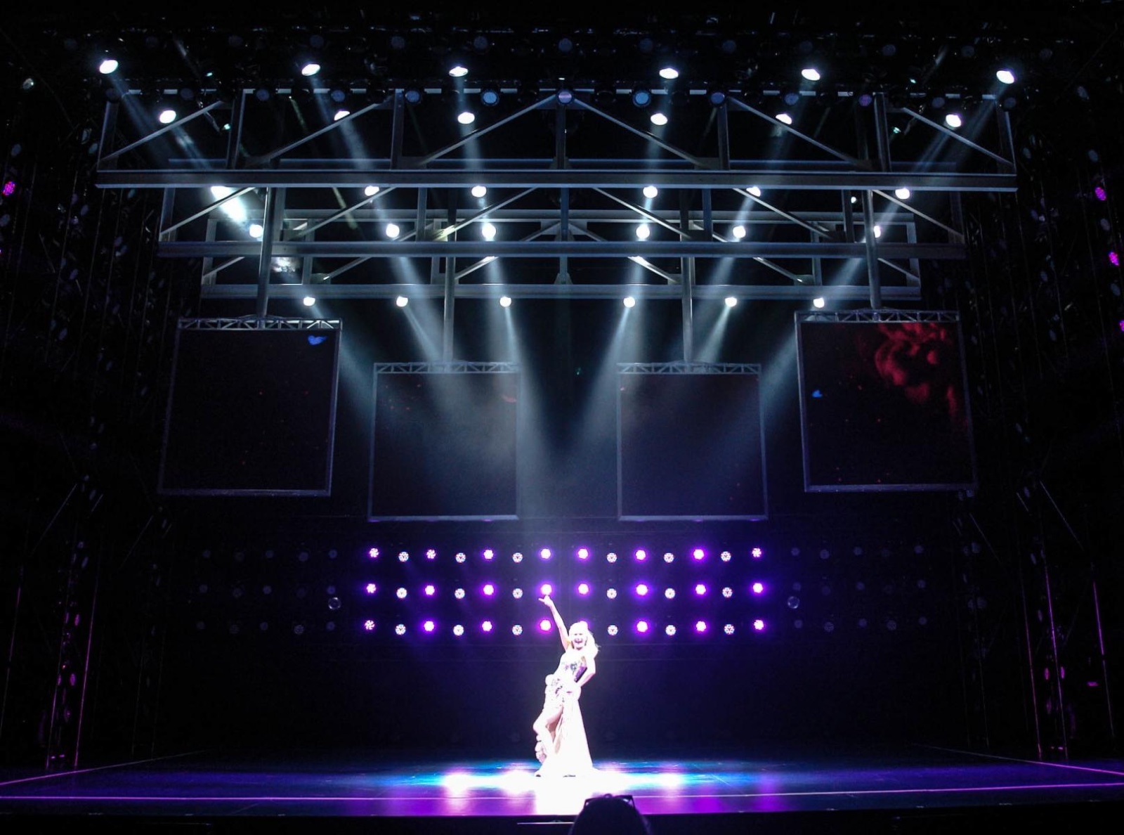 Bring It On lighting design by Jason Lyons, St. James Theater