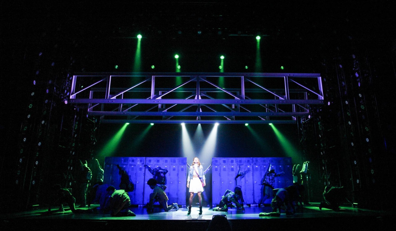 Bring It On lighting design by Jason Lyons, St. James Theater