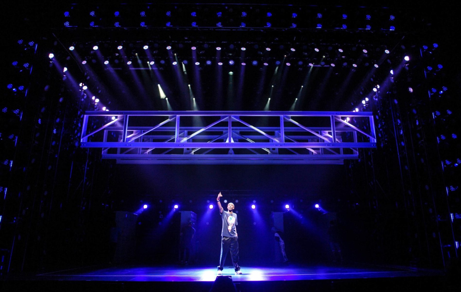 Bring It On lighting design by Jason Lyons, St. James Theater