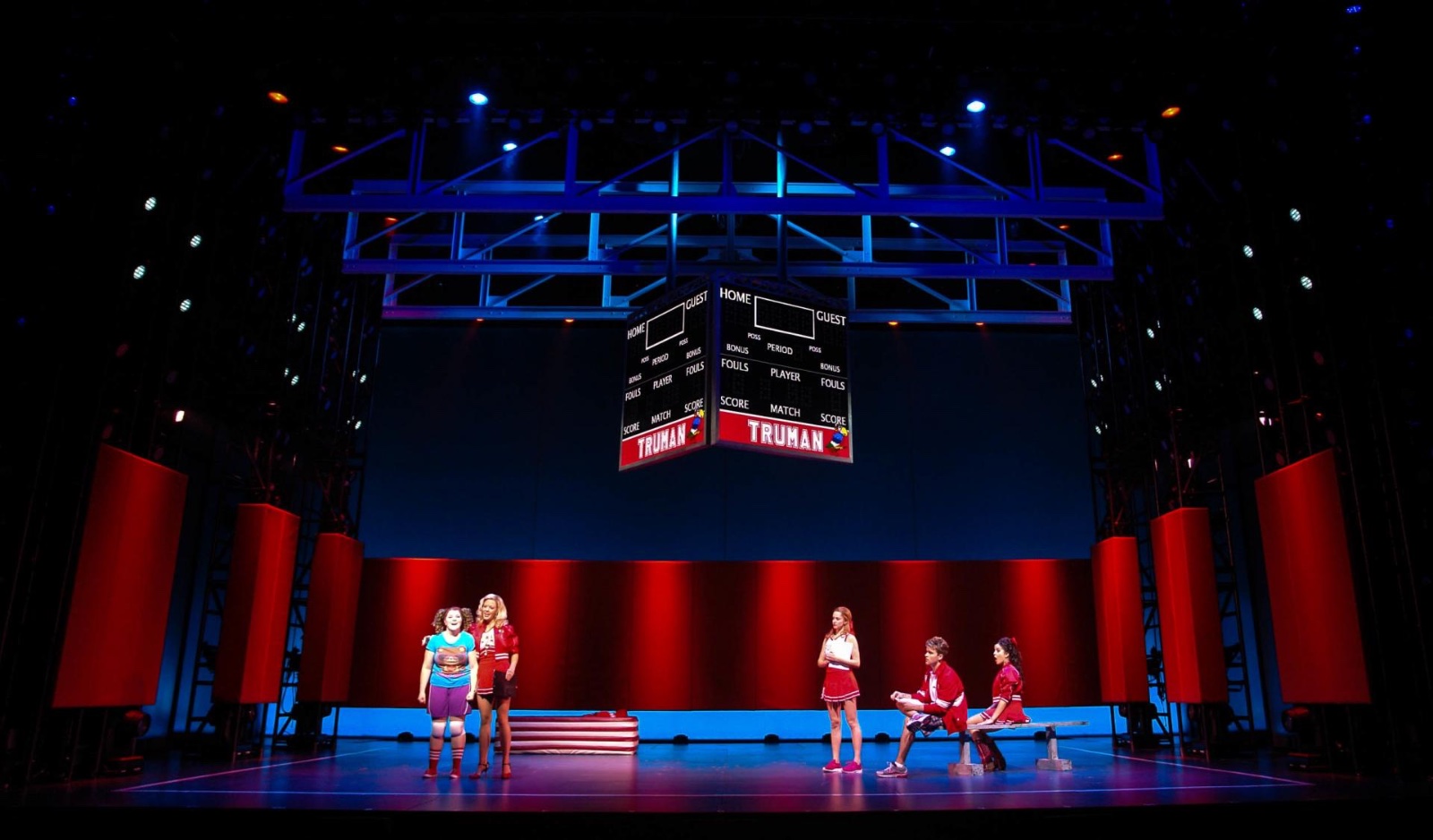 Bring It On lighting design by Jason Lyons, St. James Theater