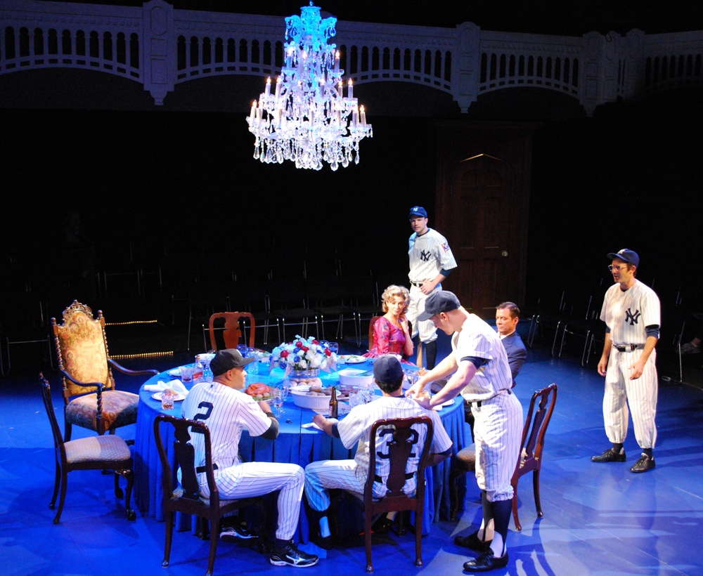 Bronx Bombers lighting design by Jason Lyons, Primary Stages