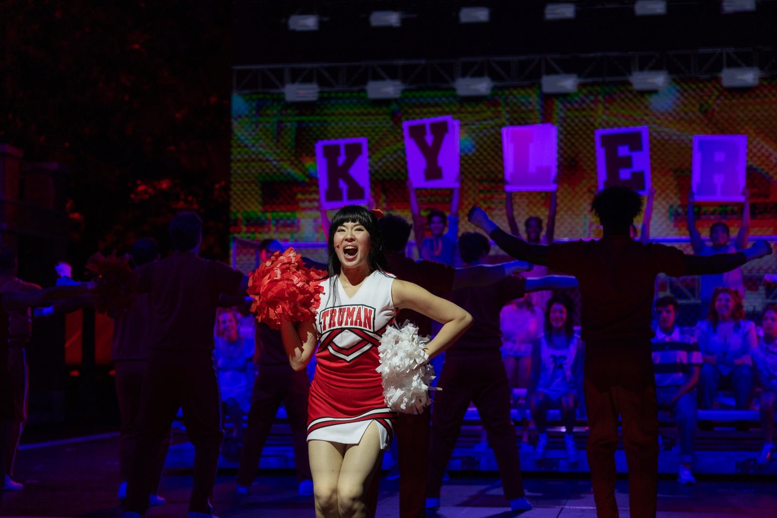 Bring It On lighting design by Jason Lyons, The Muny
