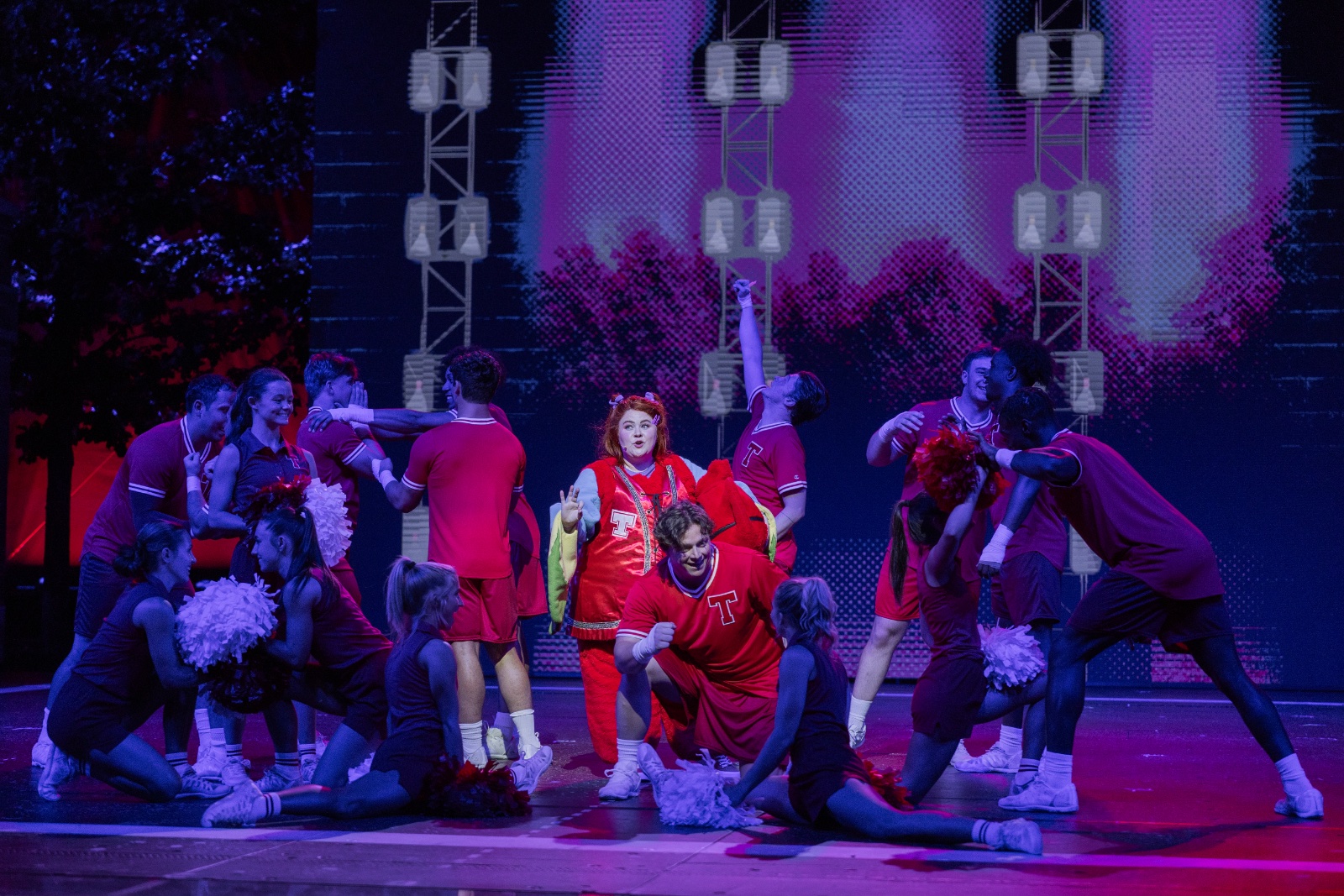 Bring It On lighting design by Jason Lyons, The Muny