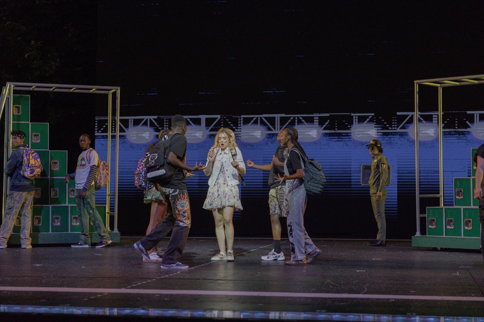 Bring It On lighting design by Jason Lyons, The Muny