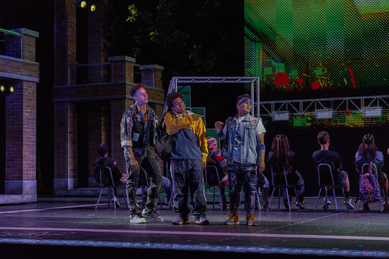 Bring It On lighting design by Jason Lyons, The Muny