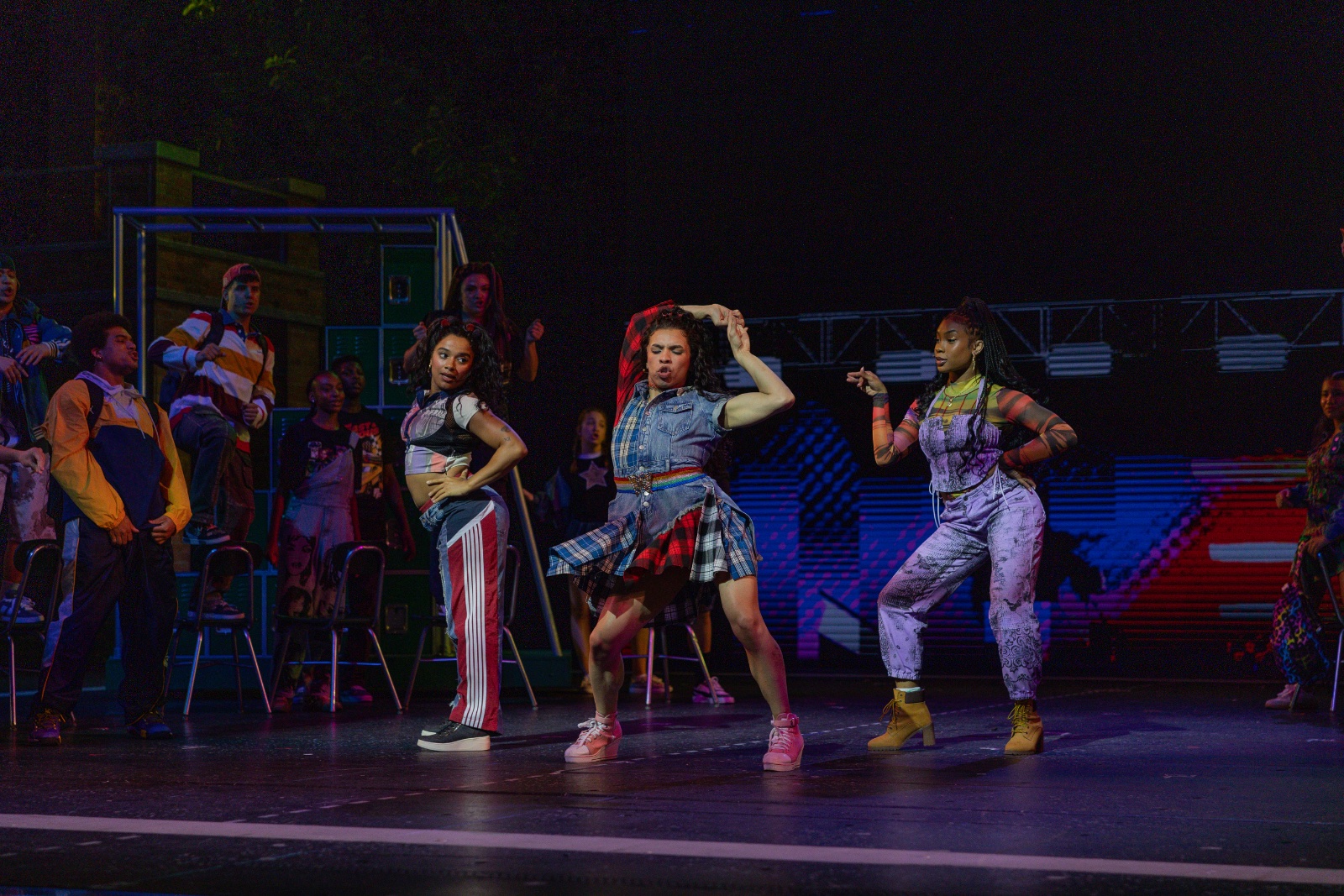Bring It On lighting design by Jason Lyons, The Muny
