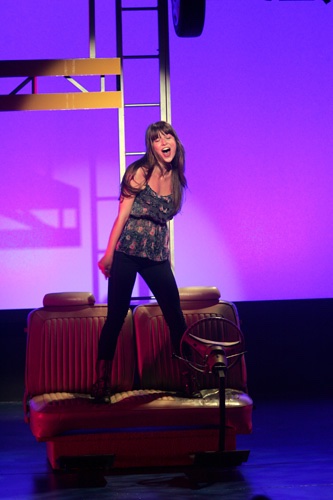 The Unauthorized Autobiography of Samantha Brown lighting design by Jason Lyons, Goodspeed