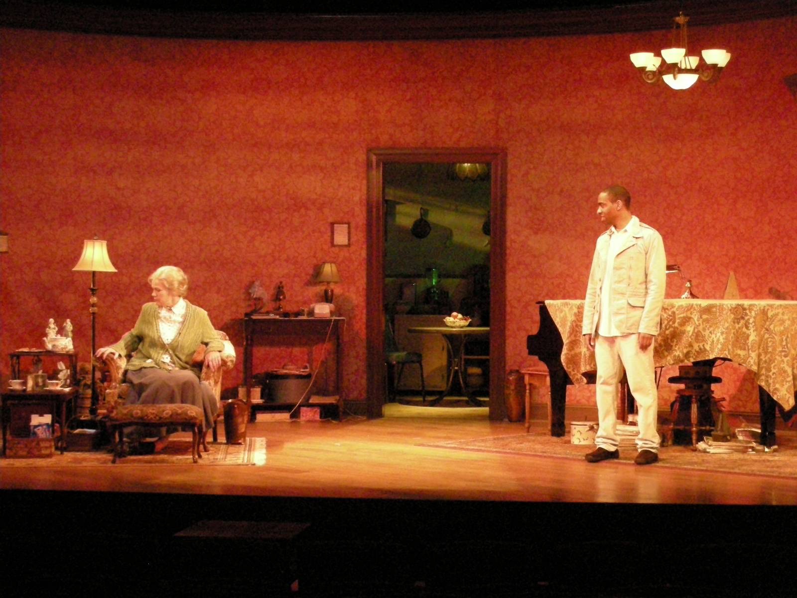 The Piano Teacher lighting design by Jason Lyons, South Coast Rep